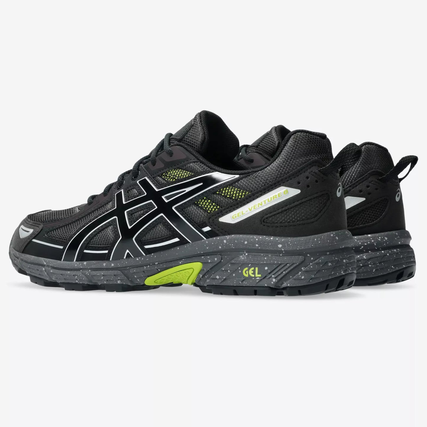 ASICS Gel-Venture 6 Obsidian Grey Black Lime
