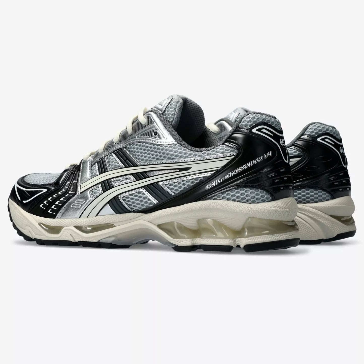 ASICS Gel-Kayano 14 Black Glacier Grey Silver