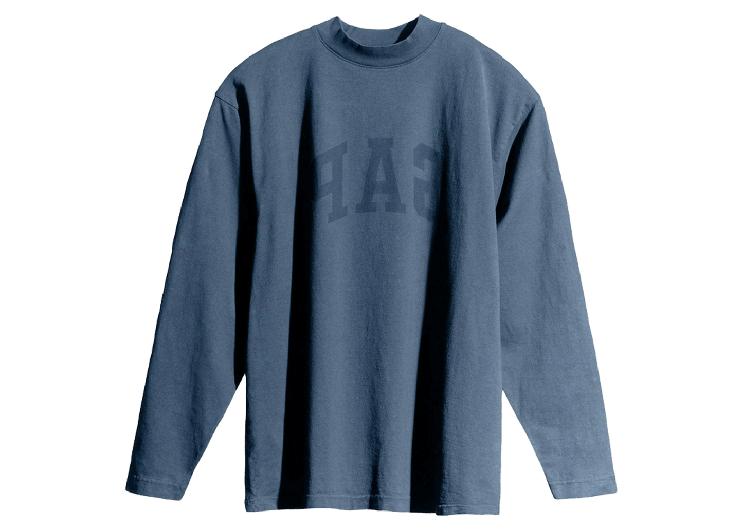 Tricou cu Mânecă Lungă Yeezy Gap Engineered by Balenciaga Dove Dark Blue