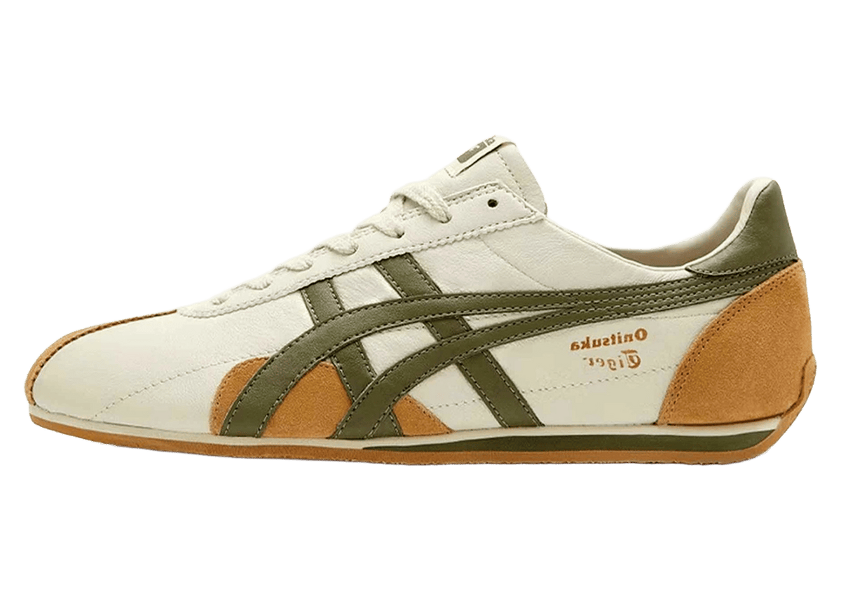 Onitsuka Tiger Runspark Beige Olive Green Mustard Yellow