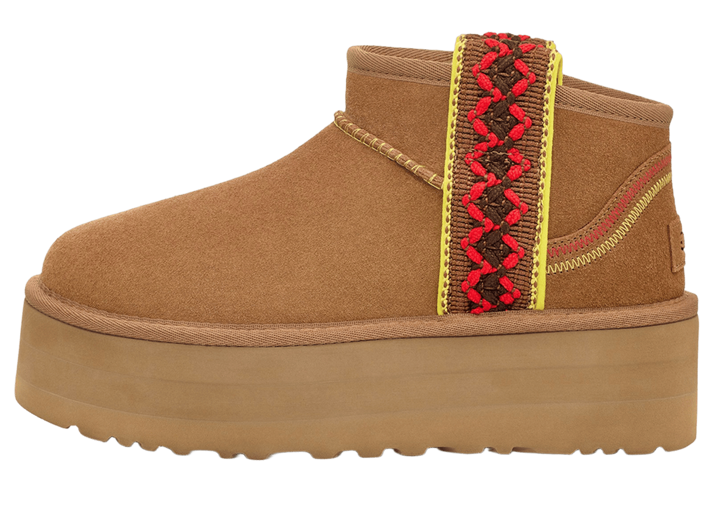 UGG Classic Ultra Mini Braid Boot Chestnut (Women's)