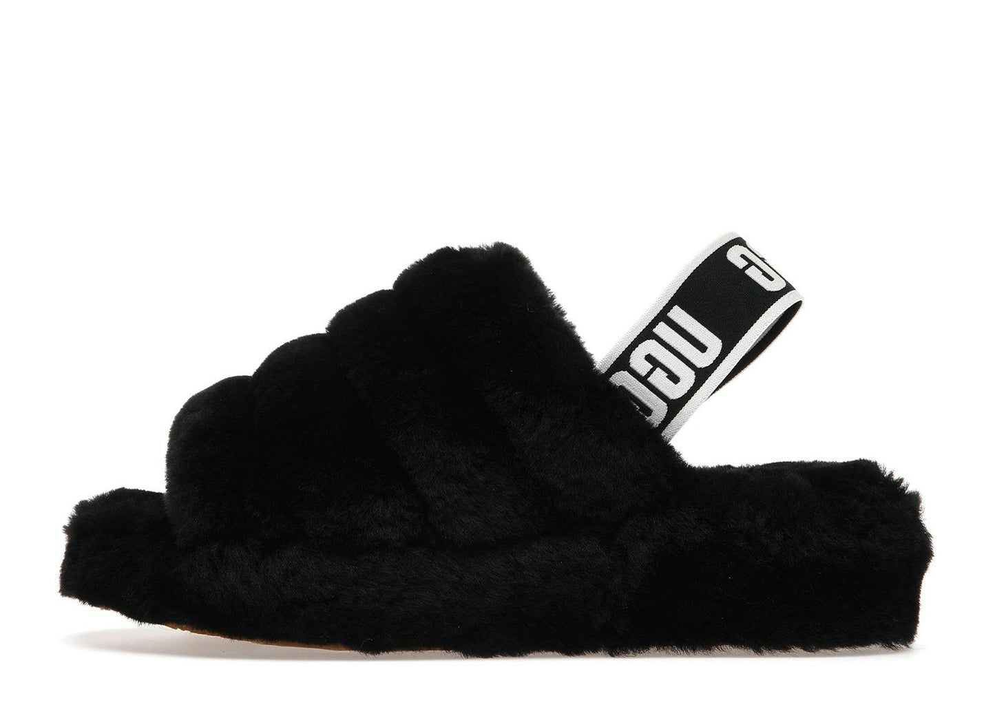 UGG Fluff Yeah Slide Black (Women's)