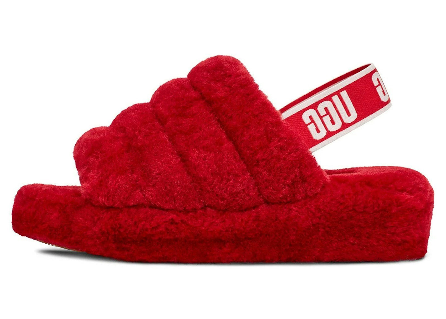 UGG Fluff Yeah Slide Ribbon Red (Women's)