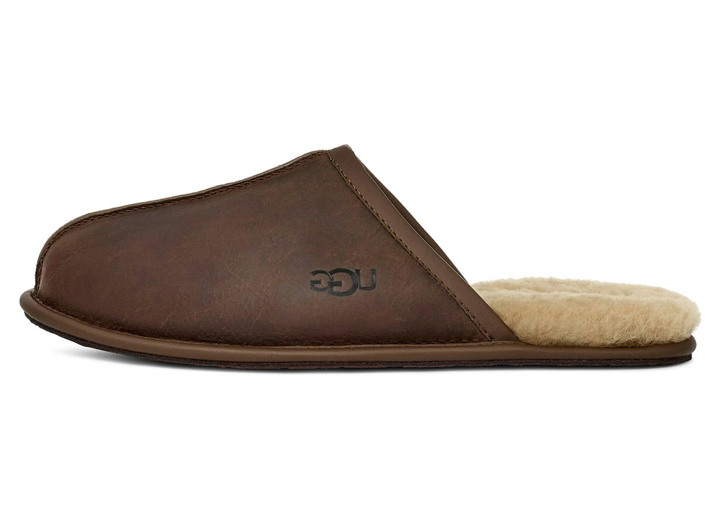 UGG Scuff Leather Slipper Tan