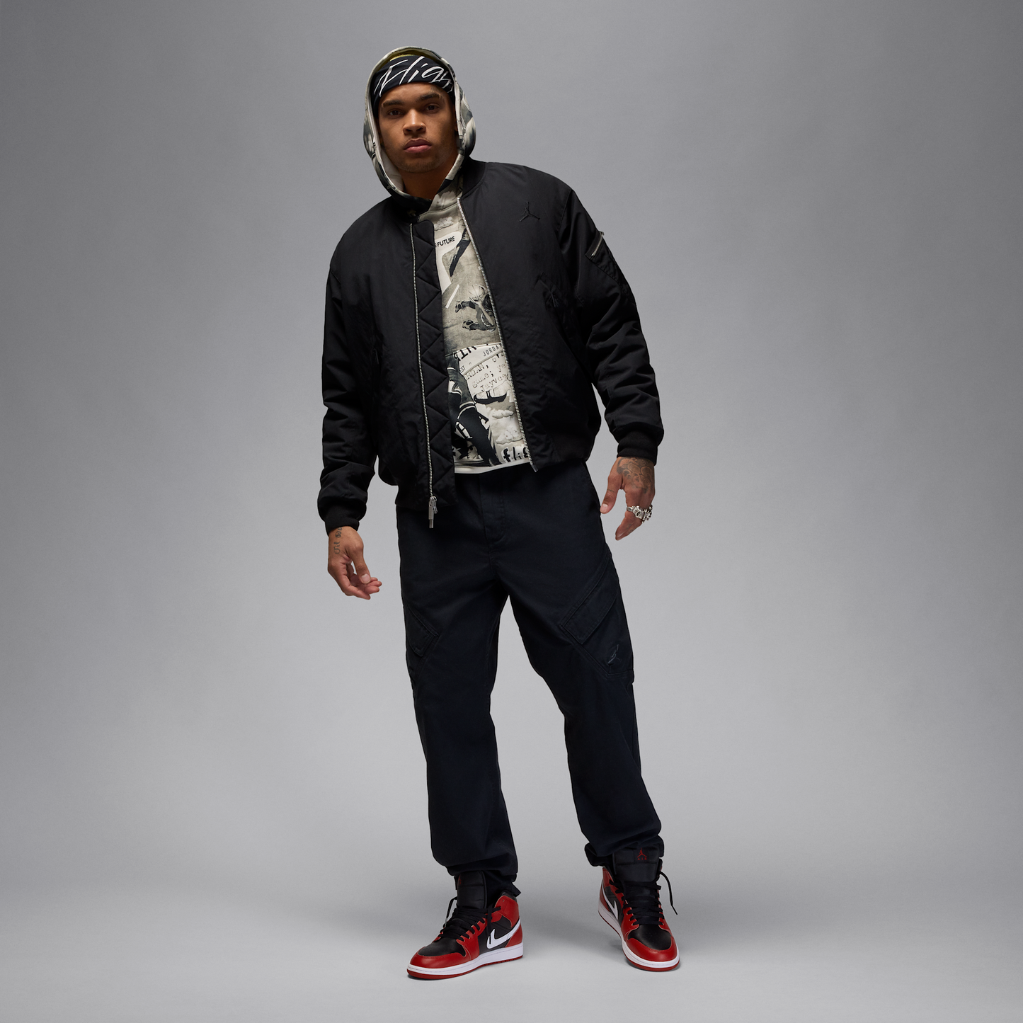 Jordan 1 Mid Gym Red Black White (2024)