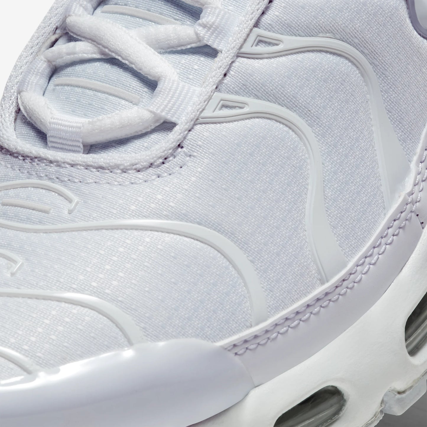 Nike Air Max Plus White Metallic Silver (GS)