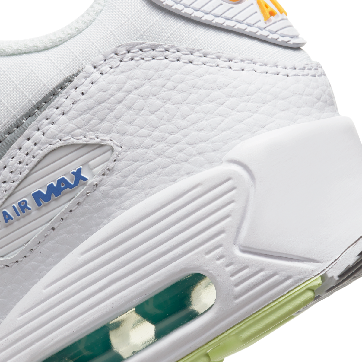 Nike Air Max 90 White Laser Orange Aurora (GS)