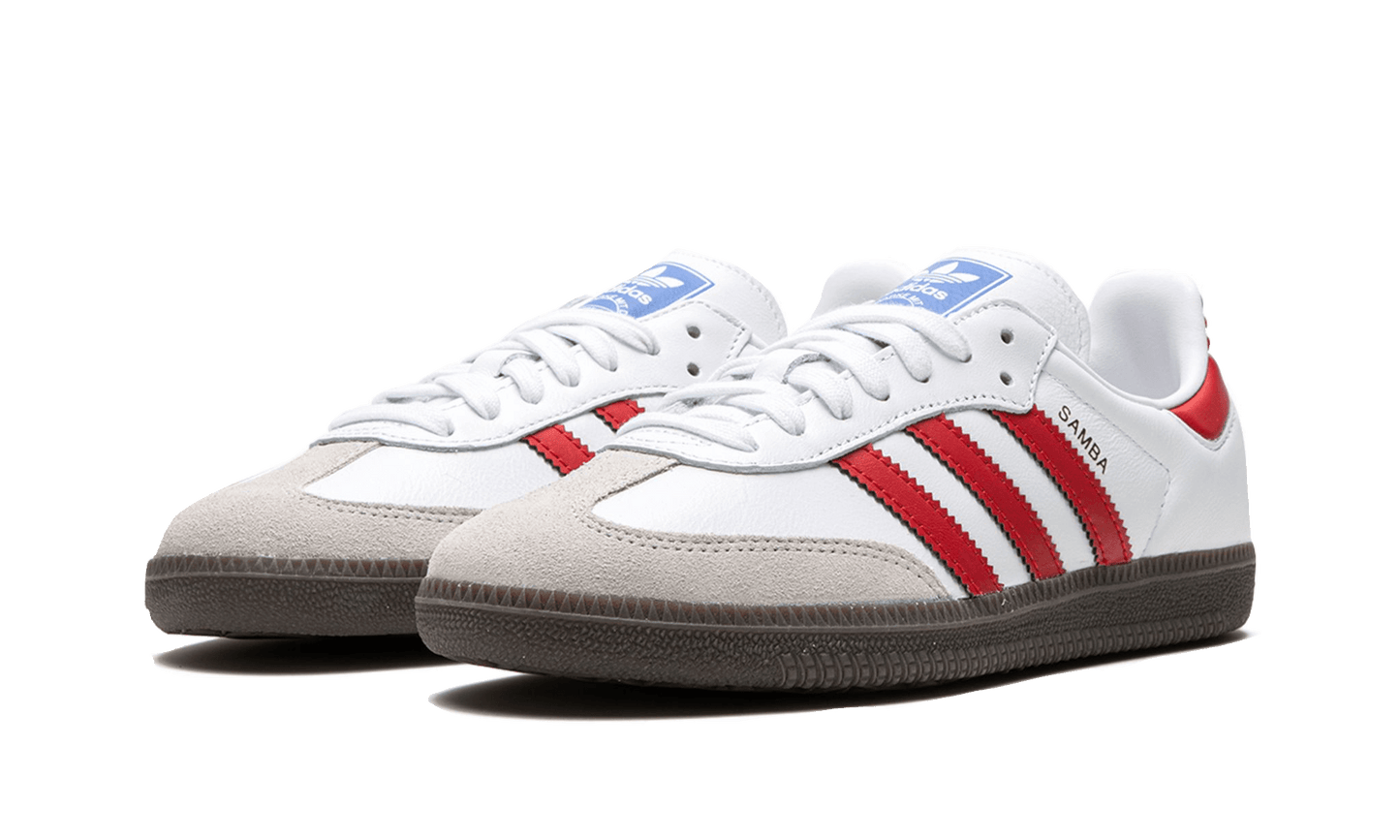 Samba OG White Red (IG1025) - 36 2/3 EU - 4.5 US - White | SOSUKICKS