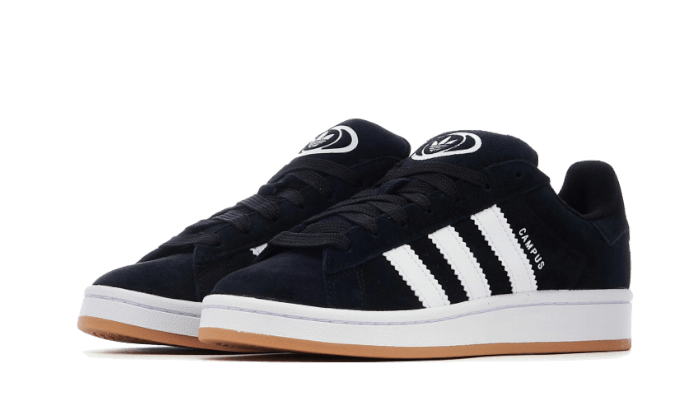 Campus 00s Core Black (Copii) (HQ6638) - 36 EU - 4Y US - Black | SOSUKICKS