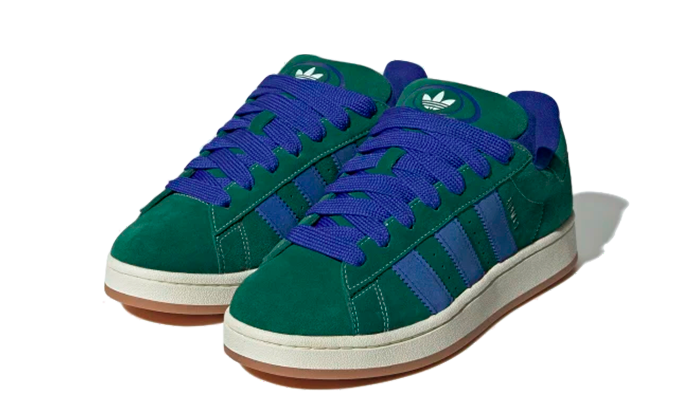 Campus 00s Dark Green Semi Lucid Blue (HQ4571) - 36 2/3 EU - 4.5 US - Blue | SOSUKICKS