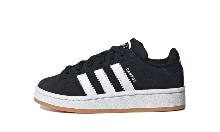 Campus 00s Elastic Lace Core Black Copii (PS) (JI4331) - EU 28–35 - Black | SOSUKICKS