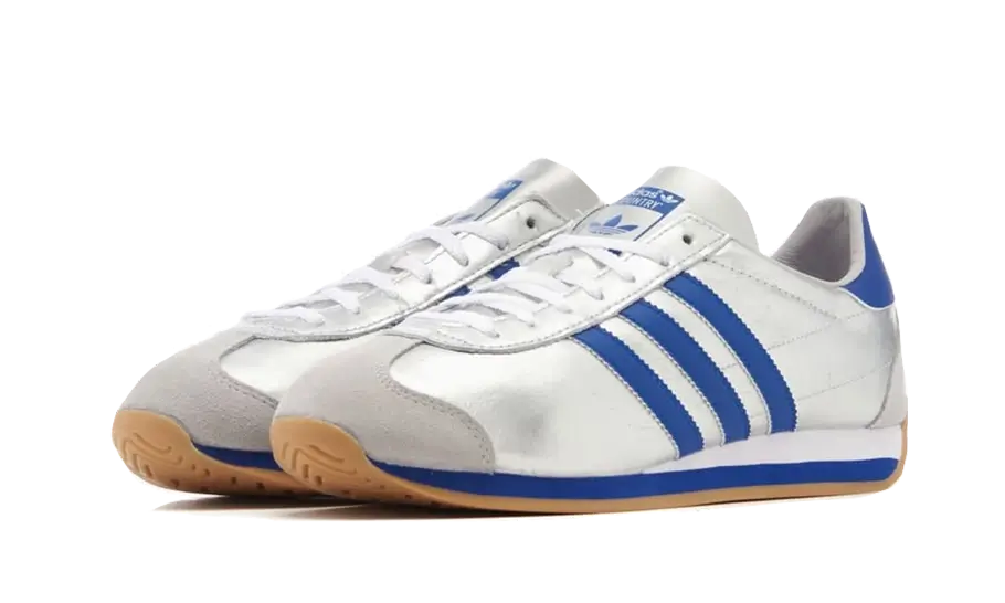 Country OG Matte Silver Bright Blue (IE4230) - 36 2/3 EU - 4.5 US - Blue | SOSUKICKS