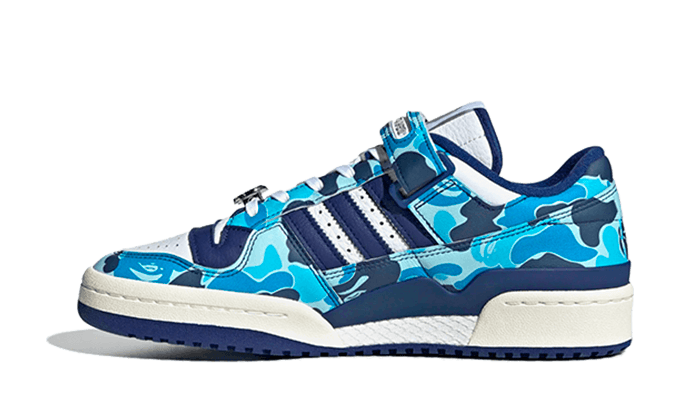 Forum 84 Low Bape 30th Anniversary Blue Camo (ID4772) - EU 36–48 - Blue | SOSUKICKS