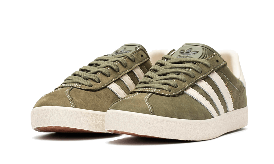 Gazelle 85 Olive Strata (IG5006) - 37 1/3 EU - 5 US - Green | SOSUKICKS