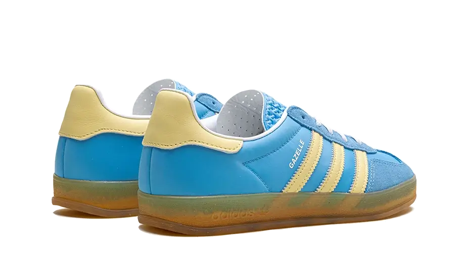 Gazelle Indoor Semi Blue Burst Almost Yellow (IE2960) - 37 1/3 EU - 5 US - Yellow | SOSUKICKS