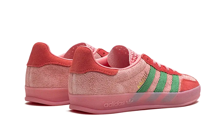 Gazelle Indoor Semi Pink Spark Preloved Scarlet (IG6782) - 37 1/3 EU - 5 US - Red | SOSUKICKS