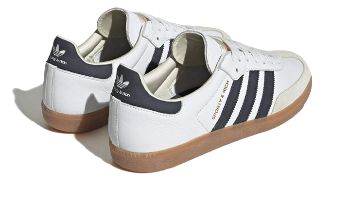 Samba OG Sporty & Rich White Black (HP3354) - 36 2/3 EU - 4.5 US - White | SOSUKICKS