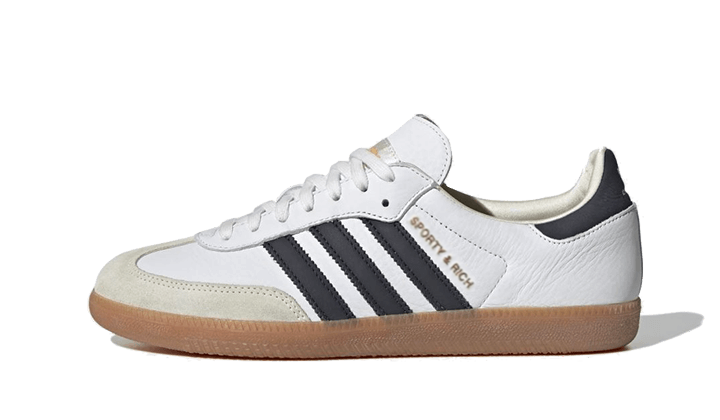 Samba OG Sporty & Rich White Black (HP3354) - EU 36–46.666666666666664 - White | SOSUKICKS