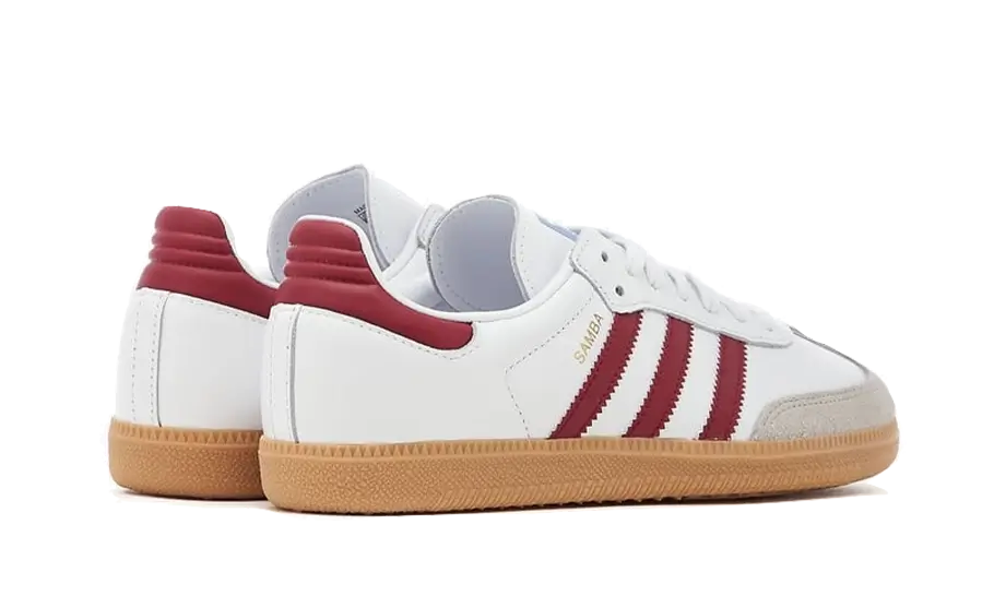Samba OG White Burgundy Gum (IF3813) - 36 2/3 EU - 4.5 US - Burgundy | SOSUKICKS