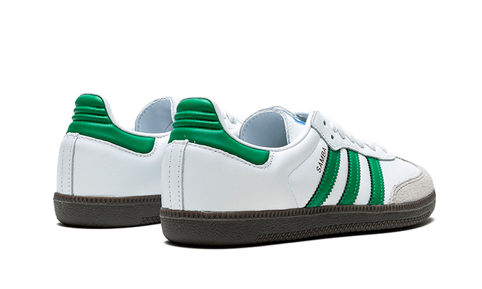 Samba OG White Green (IG1024) - 37 1/3 EU - 5 US - White | SOSUKICKS