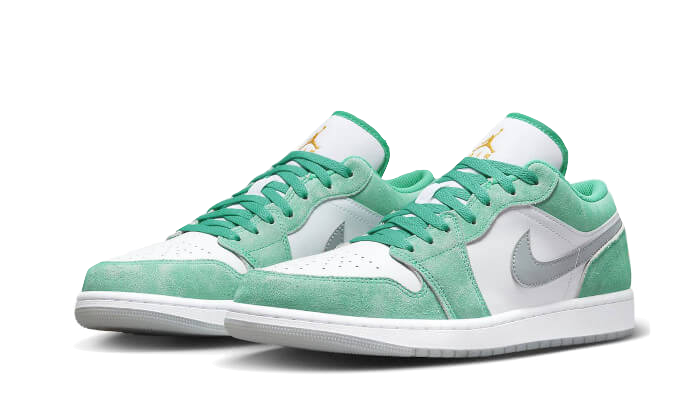 Air Jordan 1 Low SE New Emerald Grey (DO8244-301) - 36 EU - 4Y US - Gray | SOSUKICKS