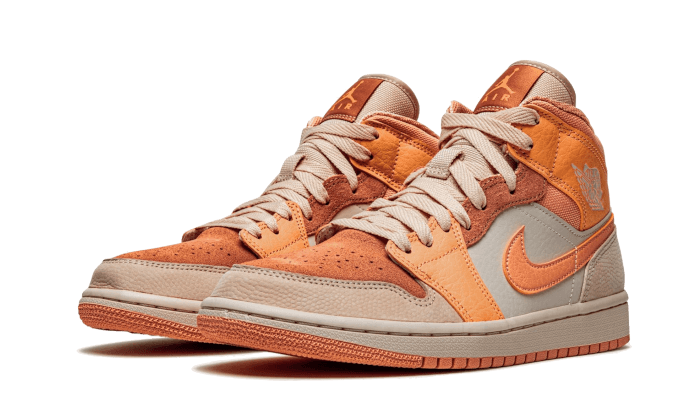 Air Jordan 1 Mid Apricot Orange (DH4270-800) - 36 EU - 4 US - Orange | SOSUKICKS