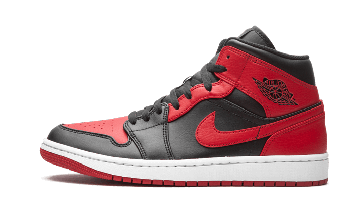 Air Jordan 1 Mid Banned (2020) (554724-074) - EU 35.5–46 - Black | SOSUKICKS