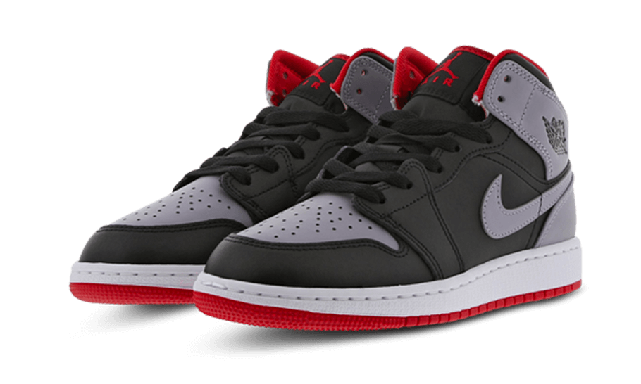 Air Jordan 1 Mid Cement Grey Red (DQ8423-006) - 36 EU - 4Y US - Gray | SOSUKICKS