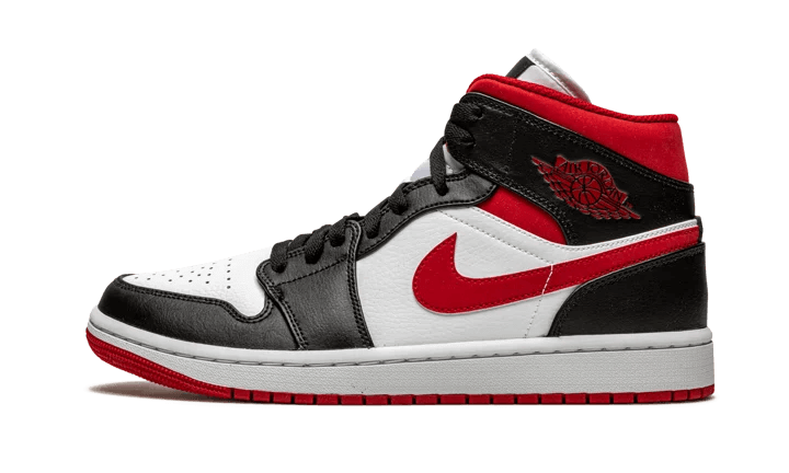 Air Jordan 1 Mid Gym Red Black White (DJ4695-122) - EU 35.5–47 - White | SOSUKICKS