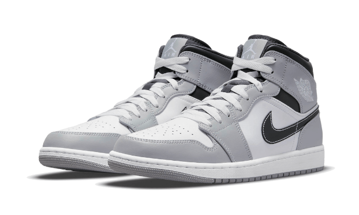 Air Jordan 1 Mid Light Smoke Grey Anthracite (554725-078) - 36 EU - 4Y US - Gray | SOSUKICKS