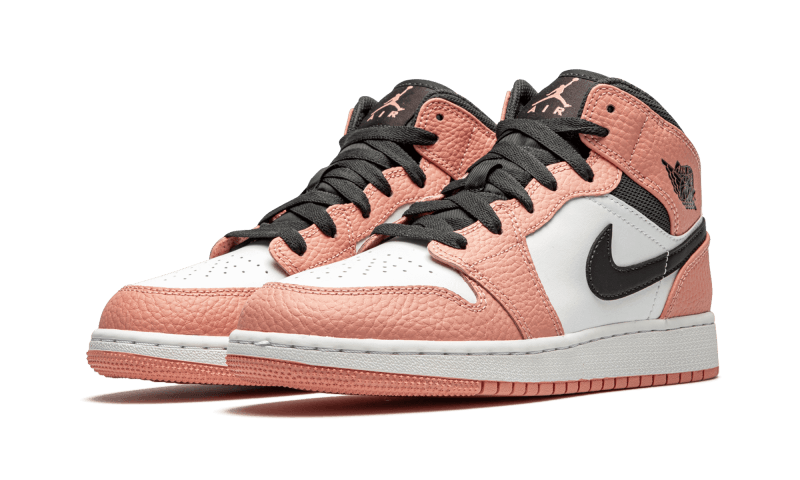Air Jordan 1 Mid Pink Quartz (555112-603) - 36 EU - 4Y US - Pink | SOSUKICKS