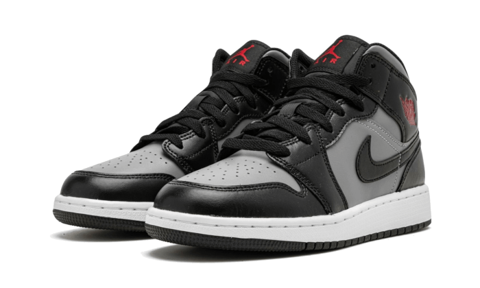 Air Jordan 1 Mid Shadow Red (554725-096) - 36 EU - 4Y US - Red | SOSUKICKS