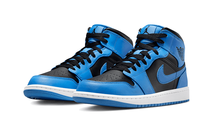 Air Jordan 1 Mid University Blue Black (DQ8426-401) - 36 EU - 4Y - Black | SOSUKICKS