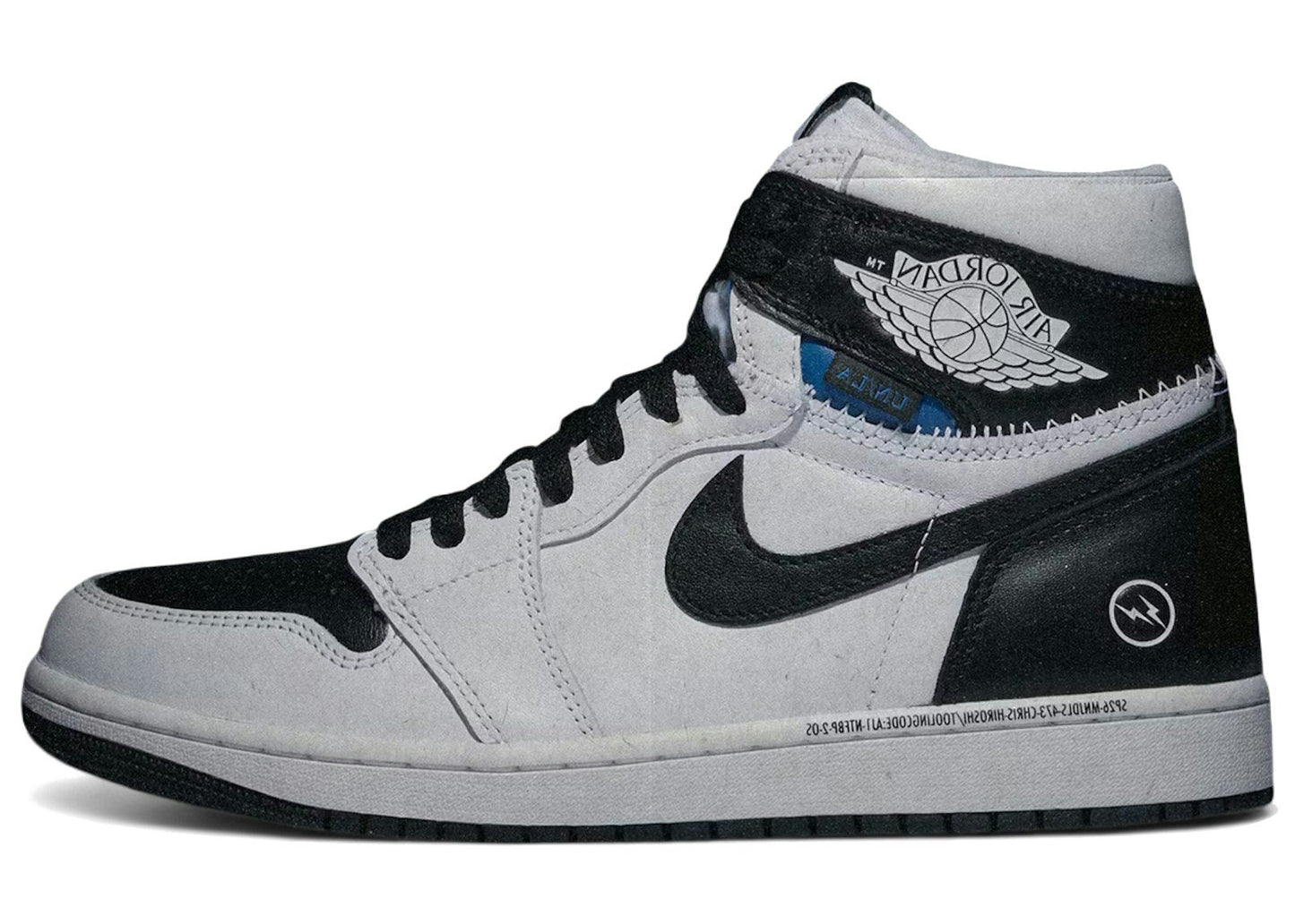 Jordan 1 Retro High OG SP Fragment x Union LA White Black