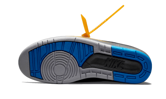 Air Jordan 2 Retro Low SP Off-White Black Blue (DJ4375-004) - 37.5 EU - 5 US - White | SOSUKICKS