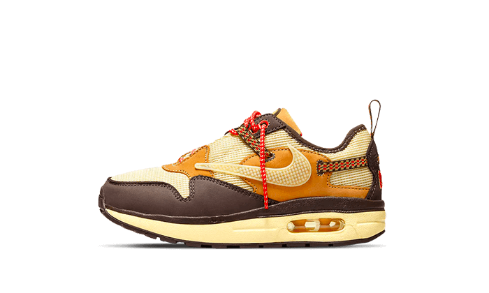 Air Max 1 Travis Scott Cactus Jack Baroque Brown Copii (PS) (DN4169-200) - EU 27.5–35 - Brown | SOSUKICKS