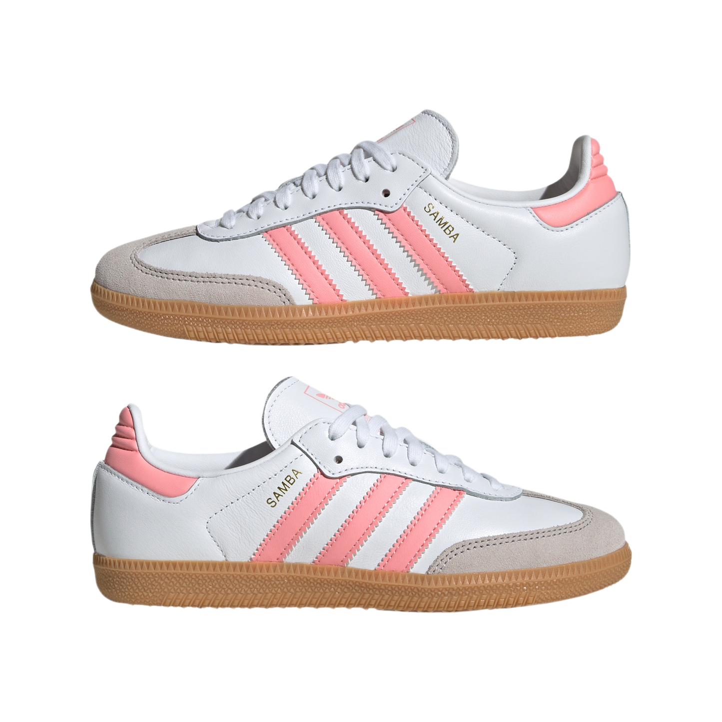 adidas Samba OG White Coral Pink (GS)
