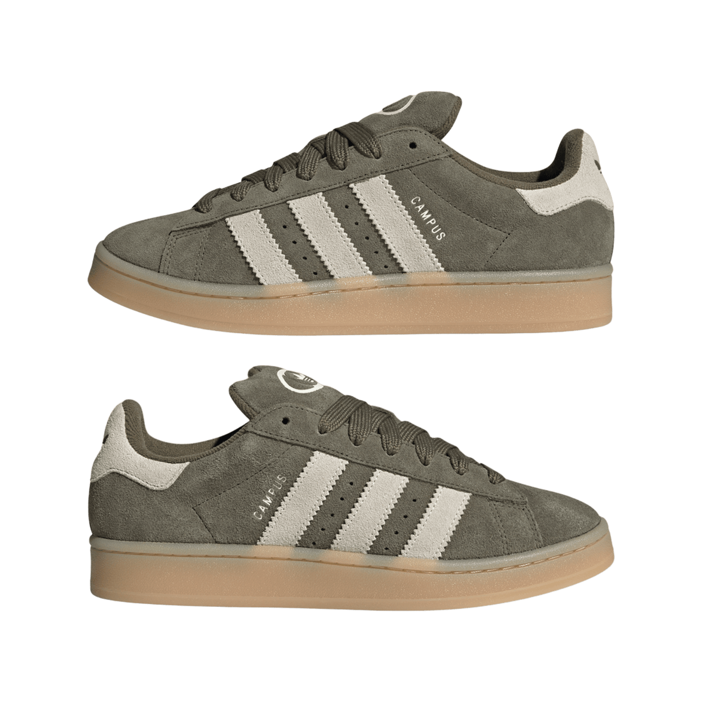 adidas Campus 00s Camp Medium Dark Khaki Off White Gum