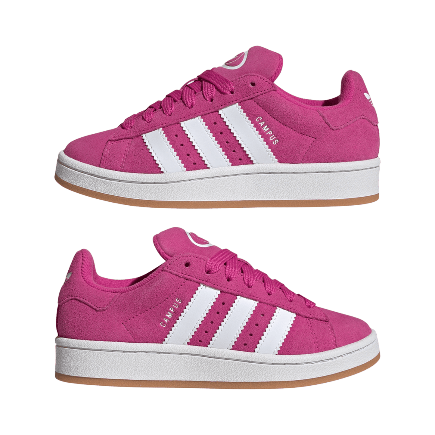 adidas Campus 00s Camp Semi Lucid Fuchsia Cloud White Gum (GS)