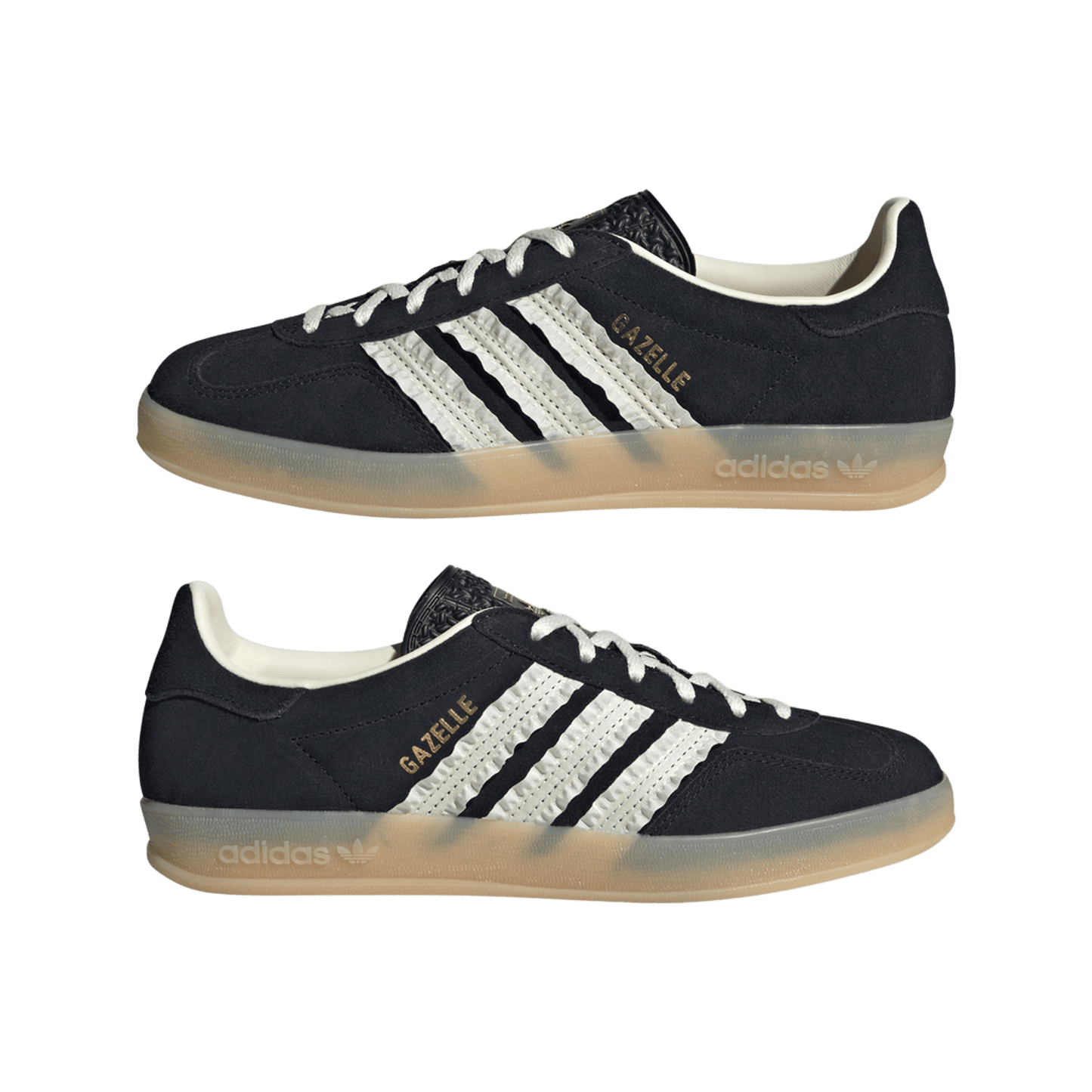 adidas Gazelle Indoor Core Black Cream White Gum (Women's)