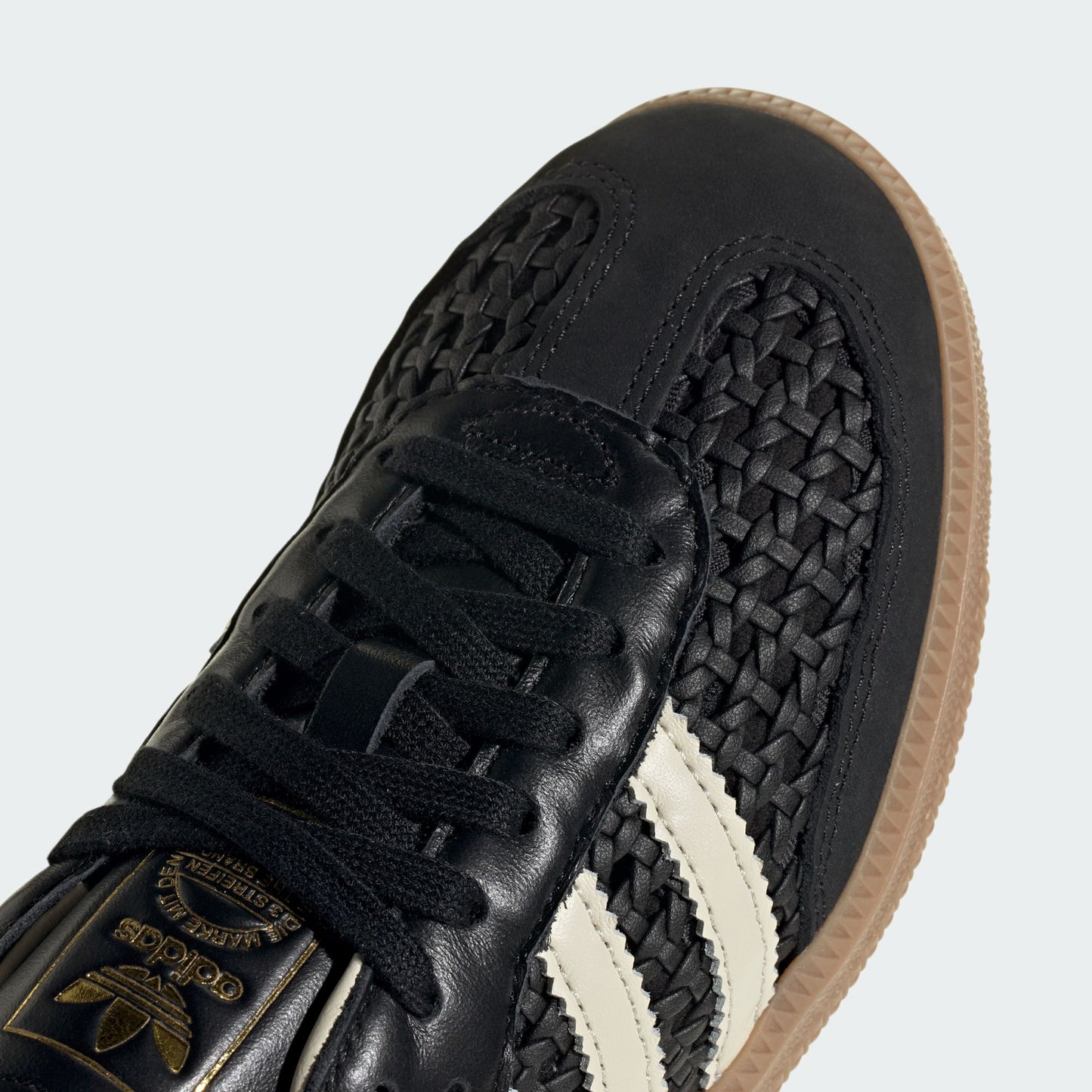 adidas Samba OG Basketweave Black Cream White (Women's)