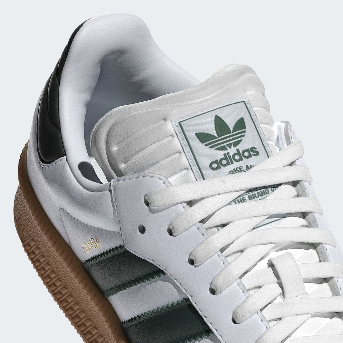 adidas Samba XLG Cloud White Collegiate Green