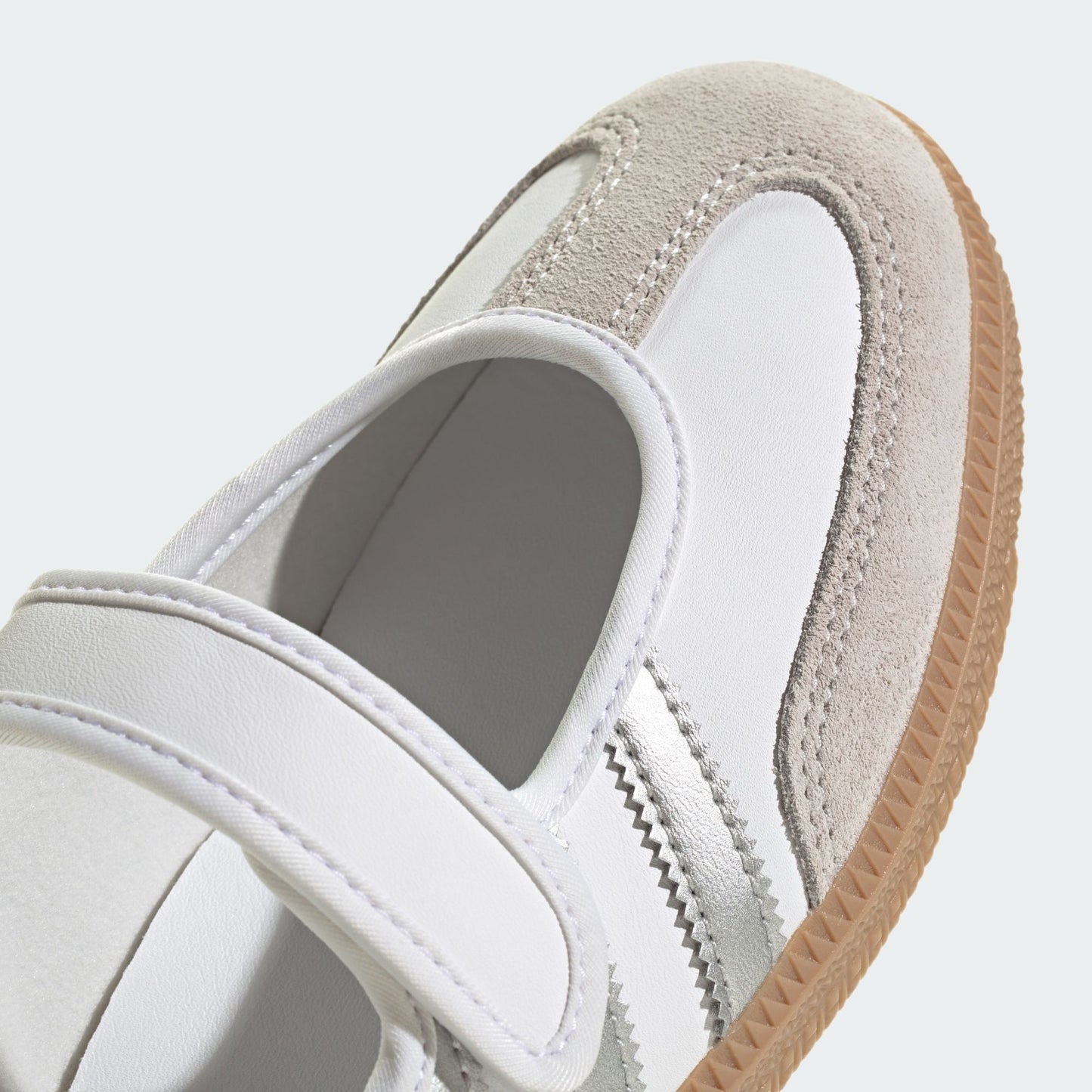 adidas Samba Jane White Silver Metallic (Women's)