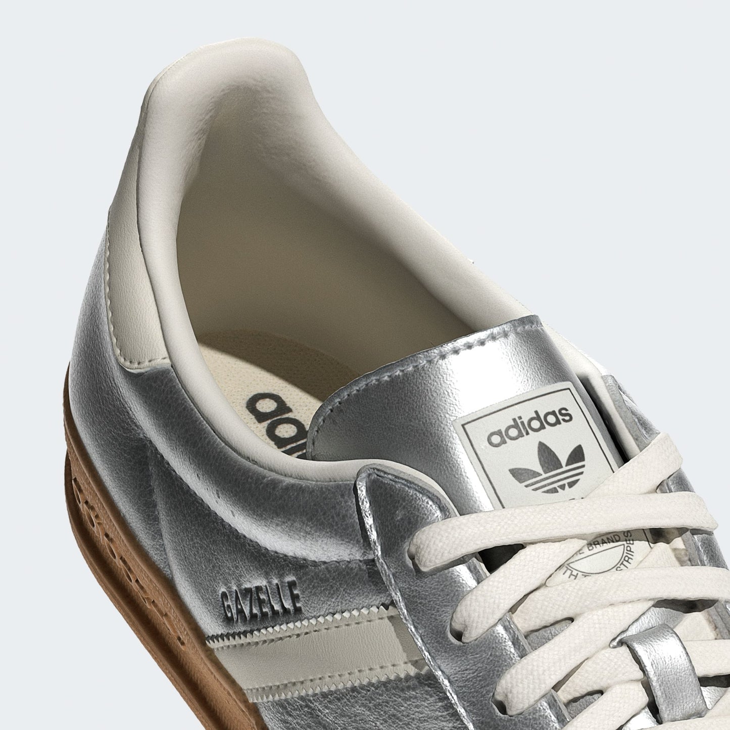 adidas Gazelle Indoor Silver Metallic Core White