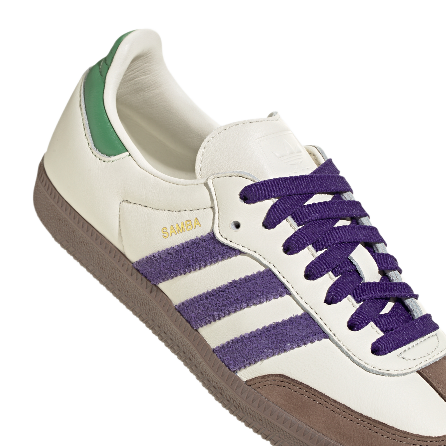 adidas Samba OG Off White Core Purple Green Brown (Women's)