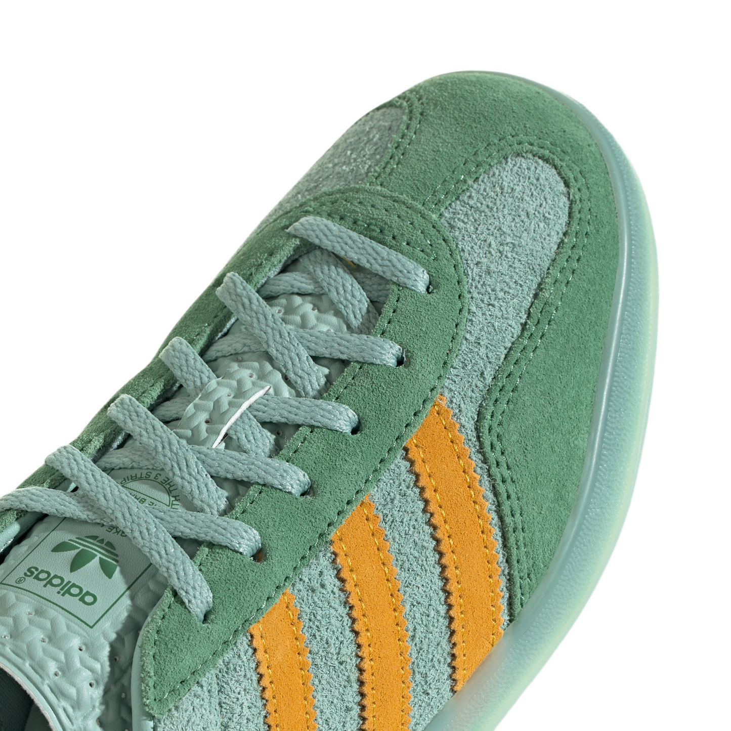 adidas Gazelle Indoor Hazy Green Crew Yellow (Women's)