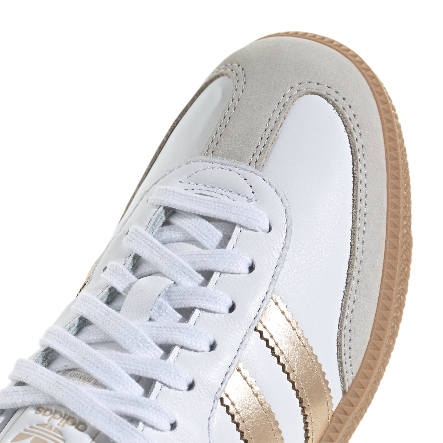 adidas Samba OG White Wonder Gold Metallic (Women's)