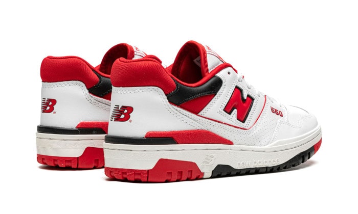 550 White Red (BB550SE1) - 37.5 EU - 5 US - White | SOSUKICKS