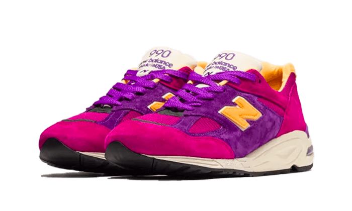 990v2 Made in USA Teddy Santis Purple Yellow (M990PY2) - 40.5 EU - 7.5 US - Yellow | SOSUKICKS