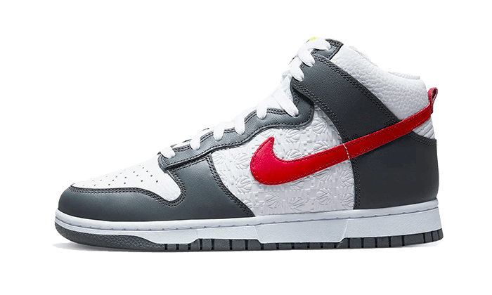 Dunk High Embossed Basketball Grey Red (FD0668-001) - EU 38.5–46 - Gray | SOSUKICKS